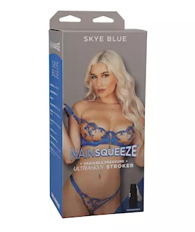 Main Squeeze Ultraskyn Pussy Stroker - Skye Blue