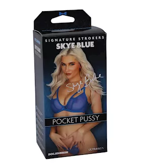 Signature Strokers ULTRASKYN Pocket Pussy  Skye Blue