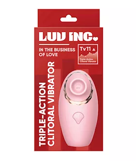 Luv Inc. Triple - Action Clitoral Vibrator - Pink
