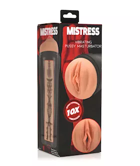 Curve Toys Mistress Vibrating Pussy Masturbator  Tan