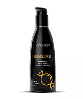 Wicked Sensual Care Aqua Water Based Lubricant  2 oz Butterscotch