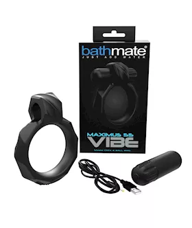 Bathmate Maximus Vibe 55 Cock Ring  Black
