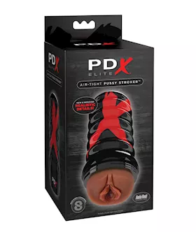 PDX Elite Air Tight Pussy Stroker  Brown