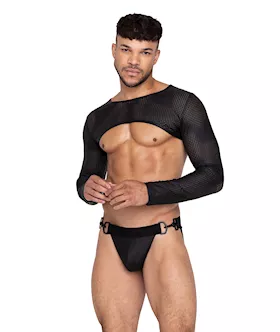 Master Crop Top Black LG