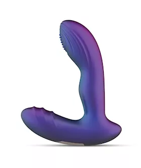 Hueman Galaxy Tapping Butt Plug  Purple