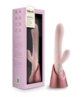 Blush Fraya Rabbit Rechargeable Vibrator  Pink