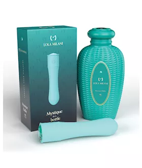 Lola Milani Mystique Bullet wEmerald Bottle  Teal