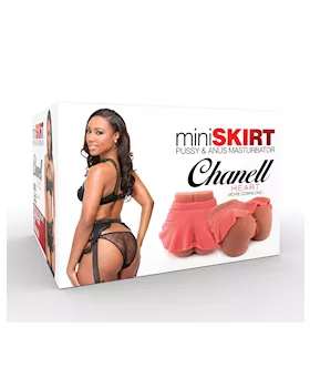 Chanell Heart Mini Skirt Pussy amp Ass Masturbator