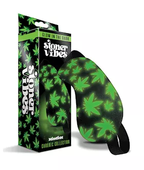 Stoner Vibes Glow in the Dark Blindfold