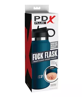 PDX Plus Fuck Flask Private Pleaser Stroker  LightBlue