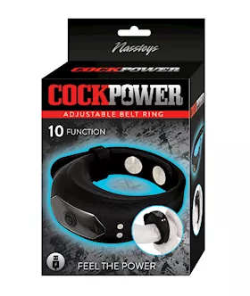 Cockpower Adjustable Belt Ring  Black