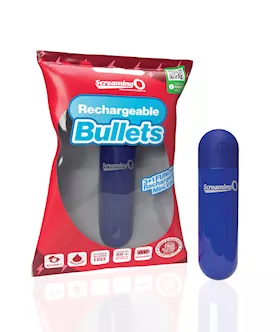 Screaming O Rechargeable Bullets  Blue
