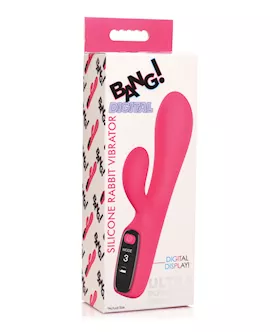 Bang 10X Digital Rabbit Vibrator  Pink