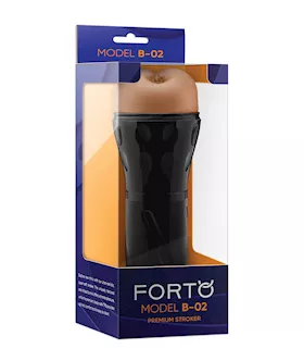 Forto Model B-02 Hard-skin Ass Masturbator - Tan