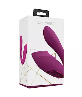 Shots Yuki Dual Action GSpot Vibrator wMassaging Beads  Pink