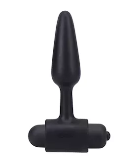 In A Bag 3quot Vibrating Butt Plug  Black
