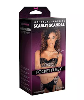 Signature Strokers ULTRASKYN Pocket Pussy  Scarlit Scandal