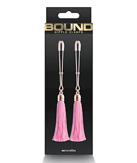 Bound T1 Nipple Clamps  Pink
