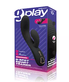XGen Bodywand GPlay Ergonomic GSpot Squirt Trainer  Black