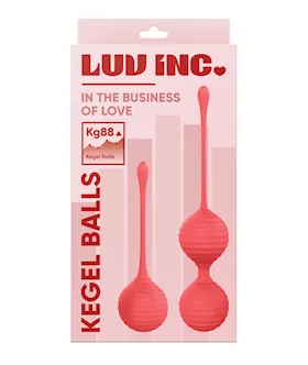 Luv Inc Silicone Kegel Ball Set  Coral