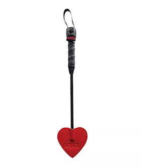 Rouge Mini Leather Spade Paddle  Red
