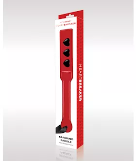 WhipSmart Heartbreaker Spanking Paddle  RedBlack