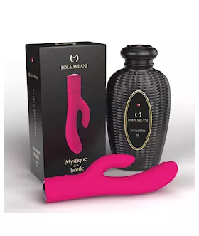 Lola Milani Mystique Rabbit wBlack Bottle  Fuchsia