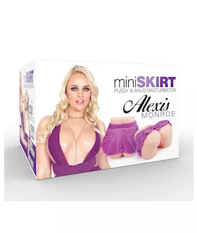 Alexis Monroe Mini Skirt Pussy amp Ass Masturbator