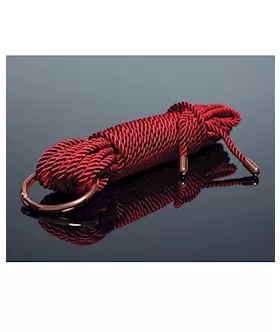 Pleasure Collection Silky Smooth Rope  RedRose Gold