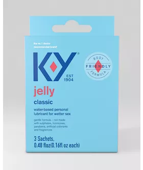 KY Water Based Jelly Lube  Pack of 3 Satchet