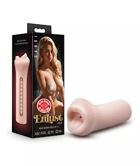 Blush EnLust Mouth Stroker  Candi