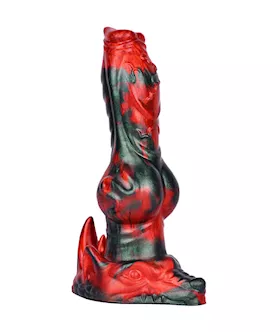 Fiery Fenrir Knotted Fantasy Dildo