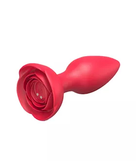 Rose Remote Controlled Vibrating Butt Plug