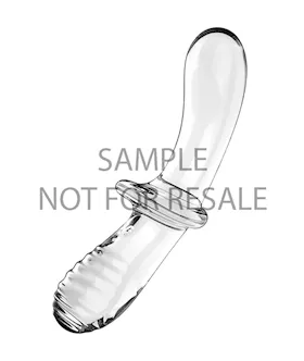 Satisfyer Double Crystal Glass Dildo (Sample)