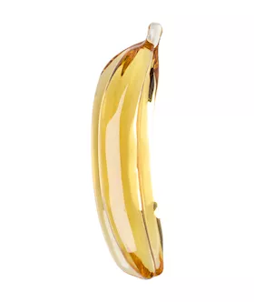 Lucent Banana Glass Dildo