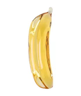 Lucent Banana Glass Dildo