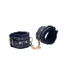 Sex and Mischief Cougar Fur Handcuffs