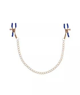 Sex and Mischief Cougar Chained Nipple Clamps
