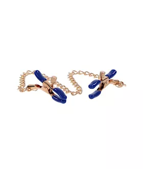 Sex And Mischief Cougar Chained Nipple Clamps
