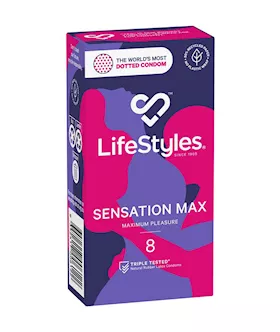 Lifestyles Sensation Max Condoms 8 Pack