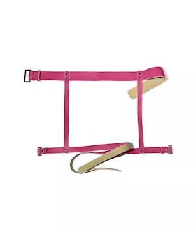 Leather 13 Naughty Barbie Luxury Waist To Leg Harness