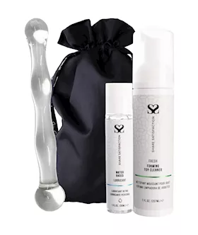 FREE Lucent Rippled Glass Massager  Essentials Bundle