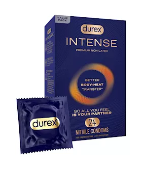 Durex Intense Nitrile Condoms 24pk