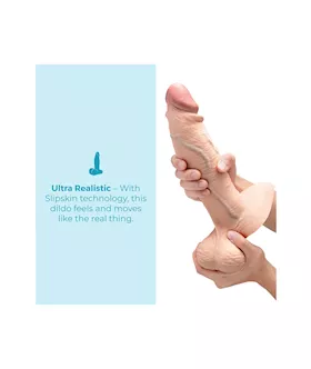 Slipskin Realistic Silicone Dildo 9 Inch