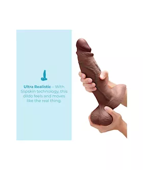 Slipskin Realistic Silicone Dildo 9 Inch