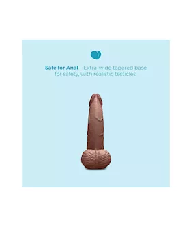 Slipskin Realistic Curved Silicone Dildo 6.5 Inch