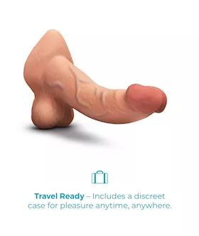 Slipskin Realistic Curved Silicone Dildo 9 Inch