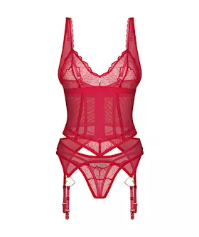 Cupide Desir Corset And Thong