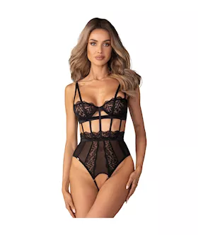 Hersis Crotchless Teddy