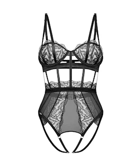 Hersis Crotchless Teddy